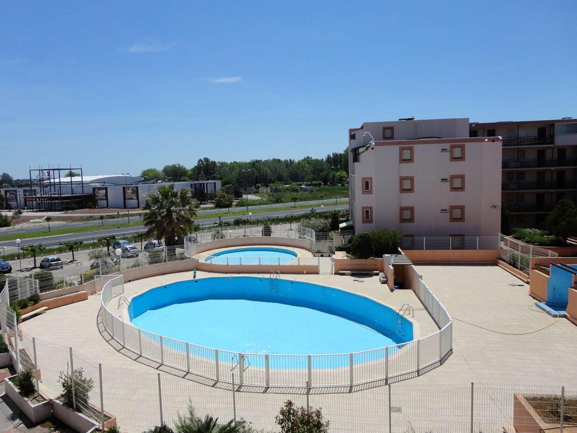 Studio Climatise Double Cabine Avec Piscine Et Parking A 650M De La Plage - Fr-1-307-140 لو غراو دو روا المظهر الخارجي الصورة
