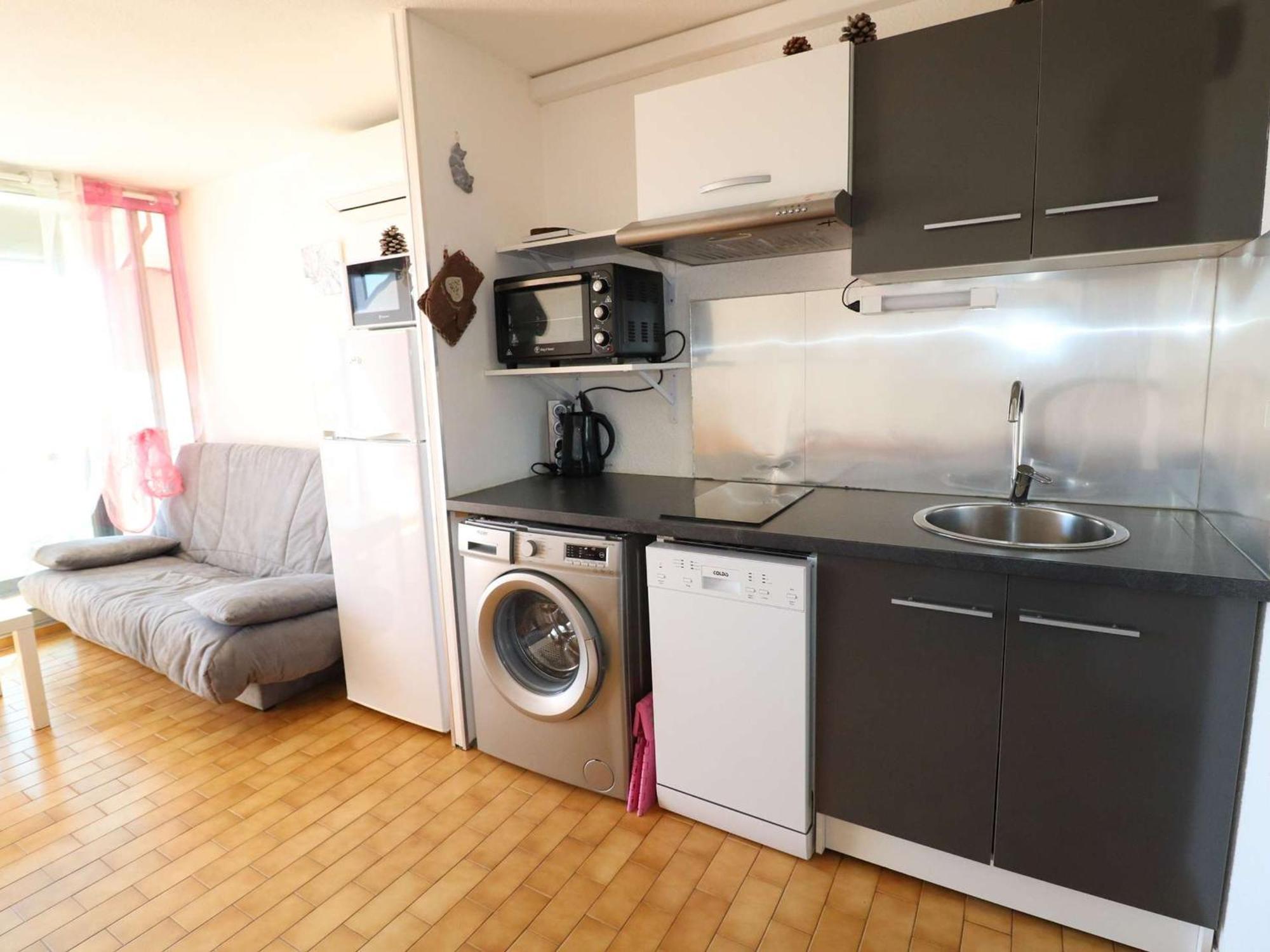 Studio Climatise Double Cabine Avec Piscine Et Parking A 650M De La Plage - Fr-1-307-140 لو غراو دو روا المظهر الخارجي الصورة